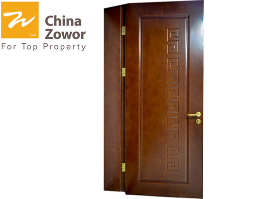 30/60 min Painting Finish Fire Resistant Wooden Door With Perlite Board Infilling