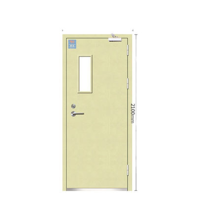 UL & EI Certified Commercial Double 3-Hour Fireproof Steel Door, Exterior Fireproof Metal Door, Fireproof Exterior Steel Door
