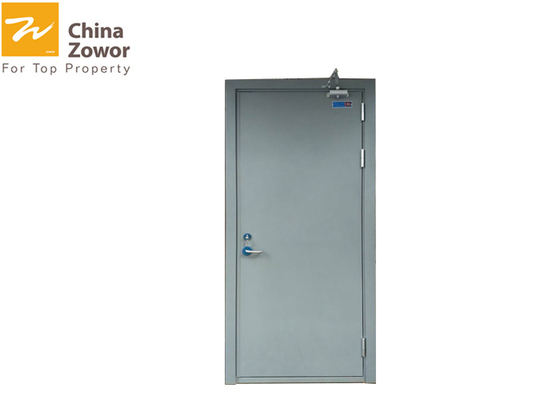 1 Hour Fire Rated Steel Insulated Fire Exterior Doors For Commercial Buildings